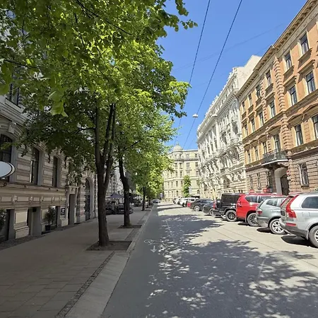 Appartement Scandinavian Skylight Loft In Quiet Center - Historic Building, Ac, Blackout Blinds Riga